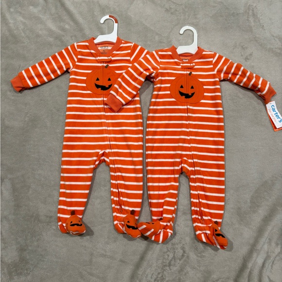 9m Carters pumpkin Halloween pjs - Picture 3 of 3